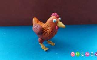 Курочка из пластилина для детей. Курица из пластилина. Поэтапный фото урок
