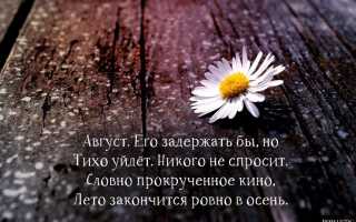Статусы про лето и конец лета