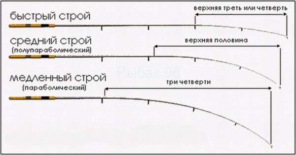Строй удилища