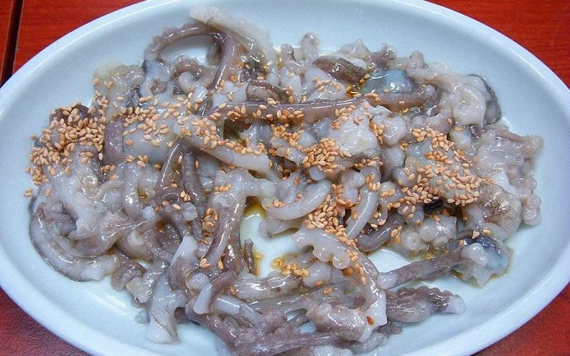 Саннакчи (живой осьминог), Корея