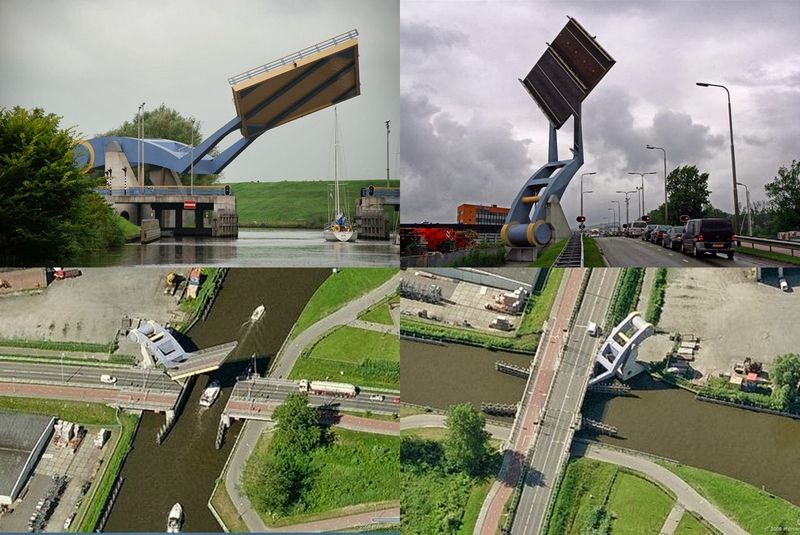 Летающий мост в Леувардене