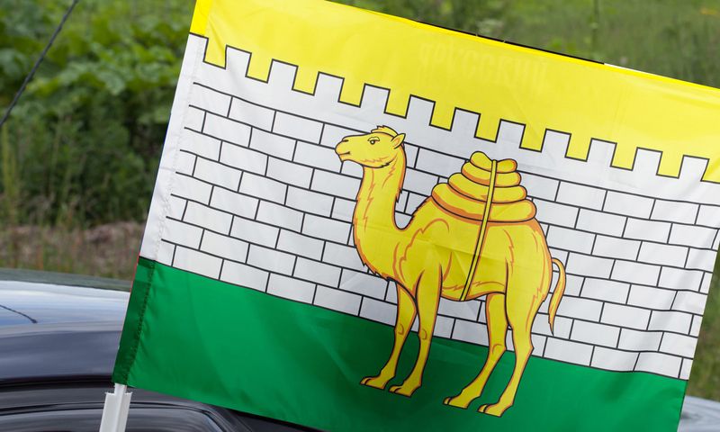 Флаг Челябинска